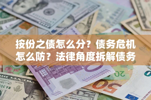 济南按份之债怎么分？债务危机怎么防？法律角度拆解债务分配与风险自保指南