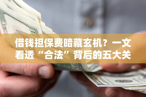 济南借钱担保费暗藏玄机？一文看透“合法”背后的五大关键陷阱