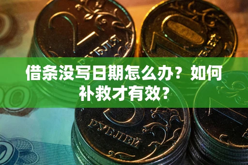 济南借条没写日期怎么办？如何补救才有效？