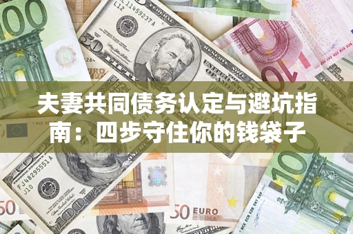 济南夫妻共同债务认定与避坑指南：四步守住你的钱袋子
