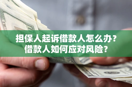 济南担保人起诉借款人怎么办？借款人如何应对风险？